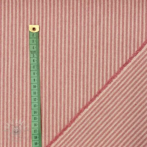 Țesătură decorativă DOBBY Colored stripe blush