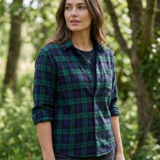 Țesătură din bumbac LIGHT FLANNEL Check design B