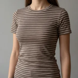 Tricot Stripes taupe