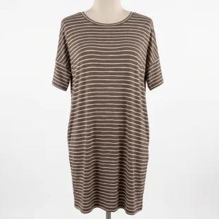 Tricot Stripes taupe