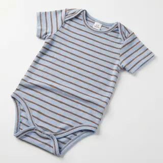 Tricot Stripes dusty blue