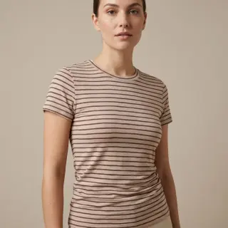Tricot Stripes sand