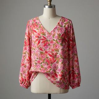 Viscoză RAYON POPLIN Printed Rosie design A