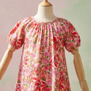 Viscoză RAYON POPLIN Printed Rosie design A
