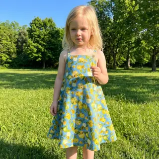 Viscoză RAYON POPLIN Fruity design A