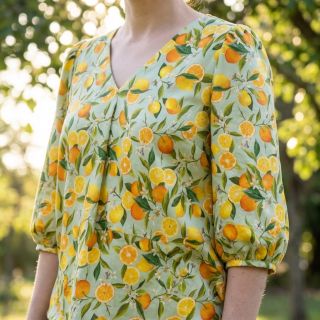 Viscoză RAYON POPLIN Fruity design E