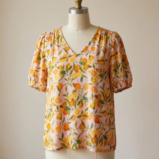 Viscoză RAYON POPLIN Fruity design F