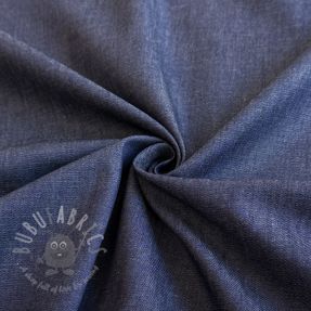 Țesătură din bumbac JEANS Chambre dark blue
