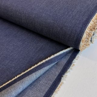Țesătură din bumbac JEANS Chambre dark blue