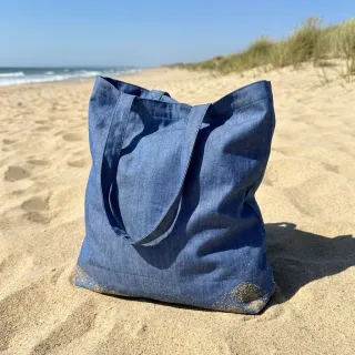 Țesătură din bumbac JEANS Chambre dark jeans