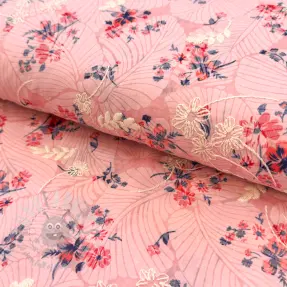 Țesătură din bumbac cu amestec Burny lovely pink