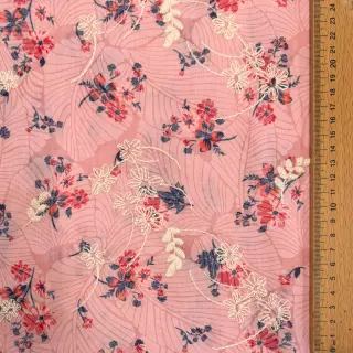 Țesătură din bumbac cu amestec Burny lovely pink