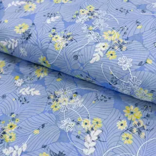 Țesătură din bumbac cu amestec Burny lovely blue