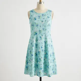 Țesătură din bumbac cu amestec Burny lovely green