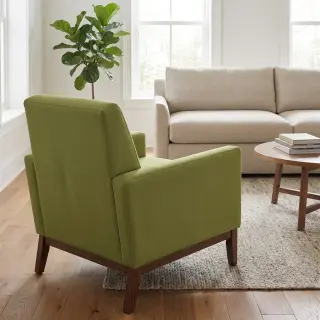 Țesătură din bumbac TWILL soft brushed lime