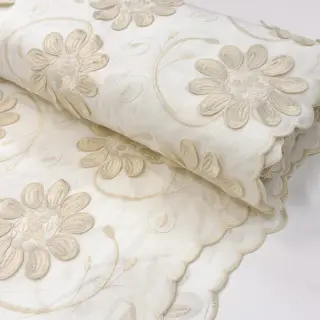 Țesătură din bumbac EMBROIDERY Bellagio butter