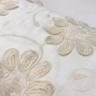Țesătură din bumbac EMBROIDERY Bellagio butter
