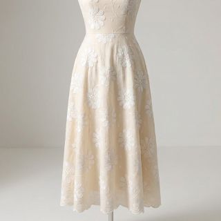 Țesătură din bumbac EMBROIDERY Bellagio cream