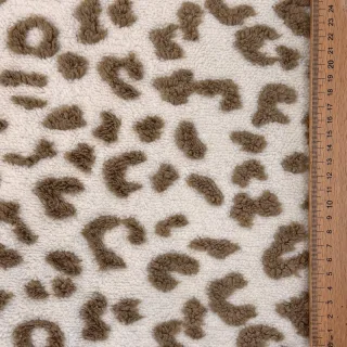 Stofă palton TEDDY Panthera light brown