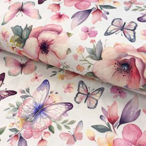 Tricot VISCOSE LYCRA HEAVY Soft and vibrant design D