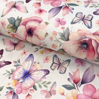 Tricot VISCOSE LYCRA HEAVY Soft and vibrant design D