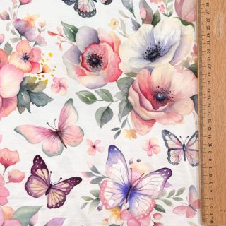 Tricot VISCOSE LYCRA HEAVY Soft and vibrant design D