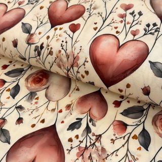 Tricot VISCOSE LYCRA HEAVY Combi design B