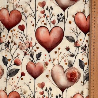 Tricot VISCOSE LYCRA HEAVY Combi design B