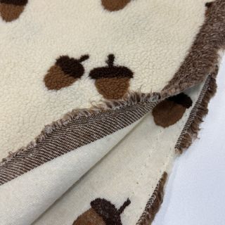Stofă palton TEDDY JACQUARD Acorns