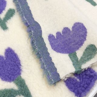 Stofă palton TEDDY JACQUARD Tulips off white