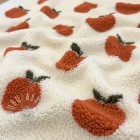Stofă palton TEDDY JACQUARD Apples