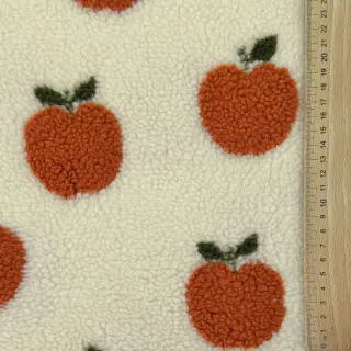 Stofă palton TEDDY JACQUARD Apples