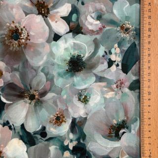 Tricot VISCOSE LYCRA HEAVY Classic flowers design B