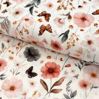 Viscoză cu in Flower sea design D