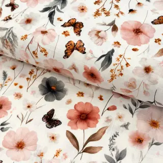 Viscoză cu in Flower sea design D