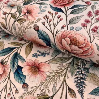 Viscoză cu in Floral design D