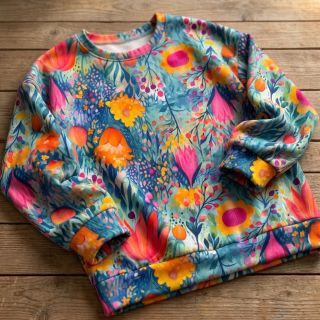 Tricot VISCOSE LYCRA HEAVY Tulips design E