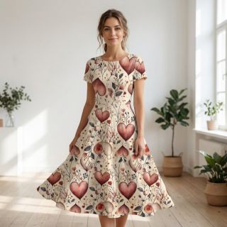 Tricot VISCOSE LYCRA HEAVY Combi design B