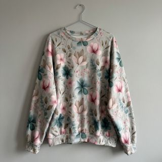 Tricot VISCOSE LYCRA HEAVY Classic flowers design C