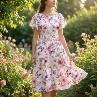 Tricot VISCOSE LYCRA HEAVY Soft and vibrant design D