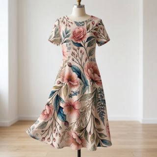 Viscoză cu in Floral design D