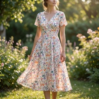 Viscoză cu in Shabby chic design D