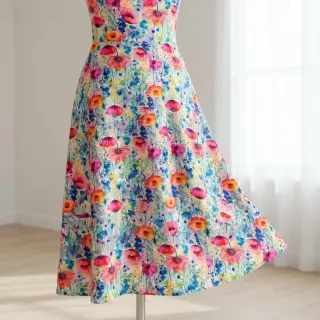 Viscoză cu in Bright and bold design C
