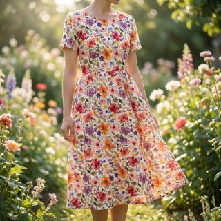 Viscoză cu in Floral design B