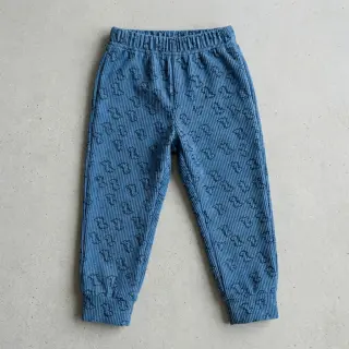 Catifea raiată STRETCH Little dino old blue