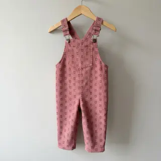 Catifea raiată STRETCH Little bunny old pink