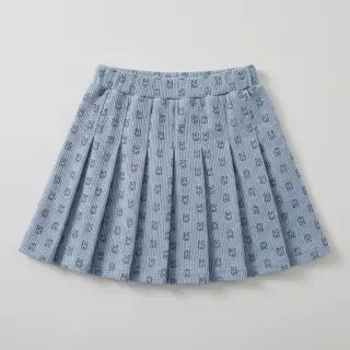 Catifea raiată STRETCH Little bunny old blue