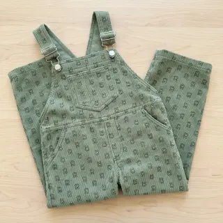 Catifea raiată STRETCH Little bunny old green