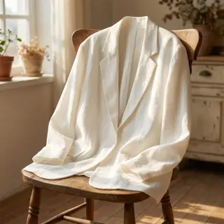 Viscoză cu in SPANDEX off white