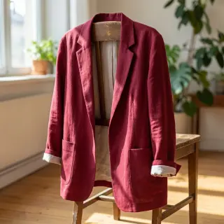Viscoză cu in SPANDEX burgundy